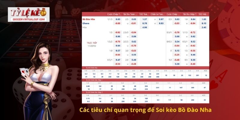 Các Tiêu Chí Nhận Định Soi kèo Bồ Đào Nha Quan Trọng Mà Bạn Cần Biết 1 Các tiêu chí quan trọng để Soi kèo Bồ Đào Nha